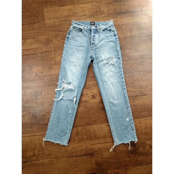 BDG Urban Outfitters 24 Distressed Denim Jeans Slim Straight - Picture 1 of 8